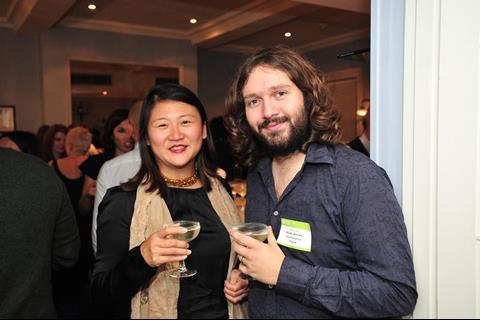 Producer and LFF juror Lorna Tee with 2014 Star producer Michael Berliner